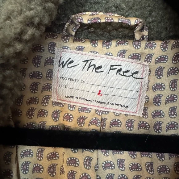 Free People Forest Green Teddy Jacket - Picture 3 of 5